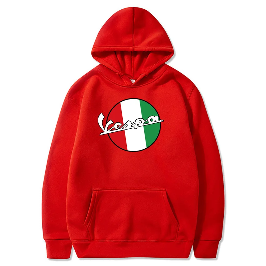 

Vespa Car Logo Logo Letter Printing Stitching Design 2021 Spring Autumn Personality Fashionable Men's Hoodie Asian Size S-3XL