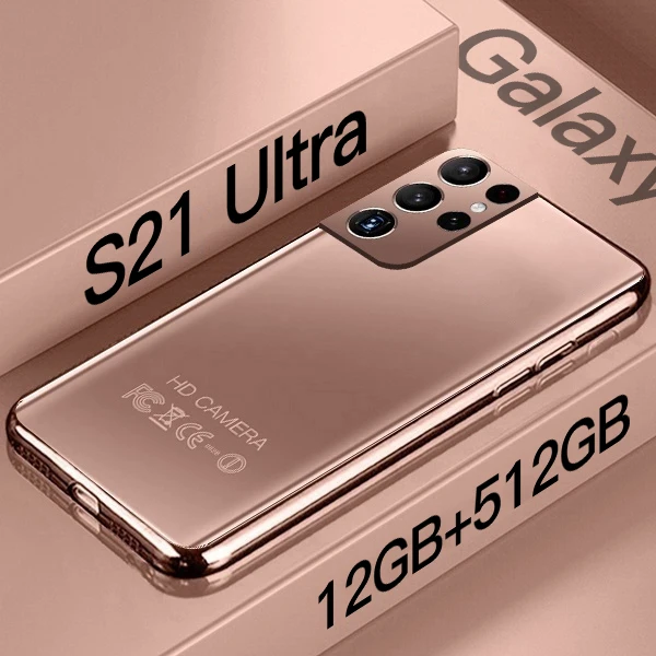 Оригинальный смартфон Galaxy S21 Ultra 7 3 дюймов HD android 16 ГБ + 512 Гб ПЗУ мобильный телефон