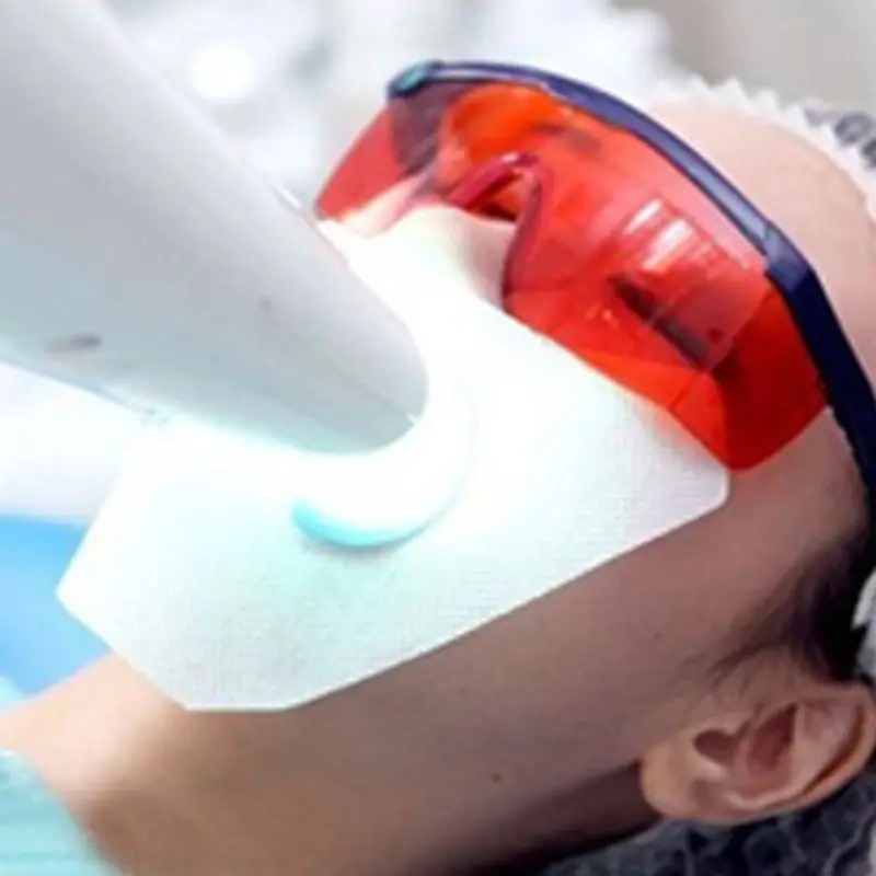 10 штук упак. зубной рот защитный коврик для губ холодный свет отбеливание зубов