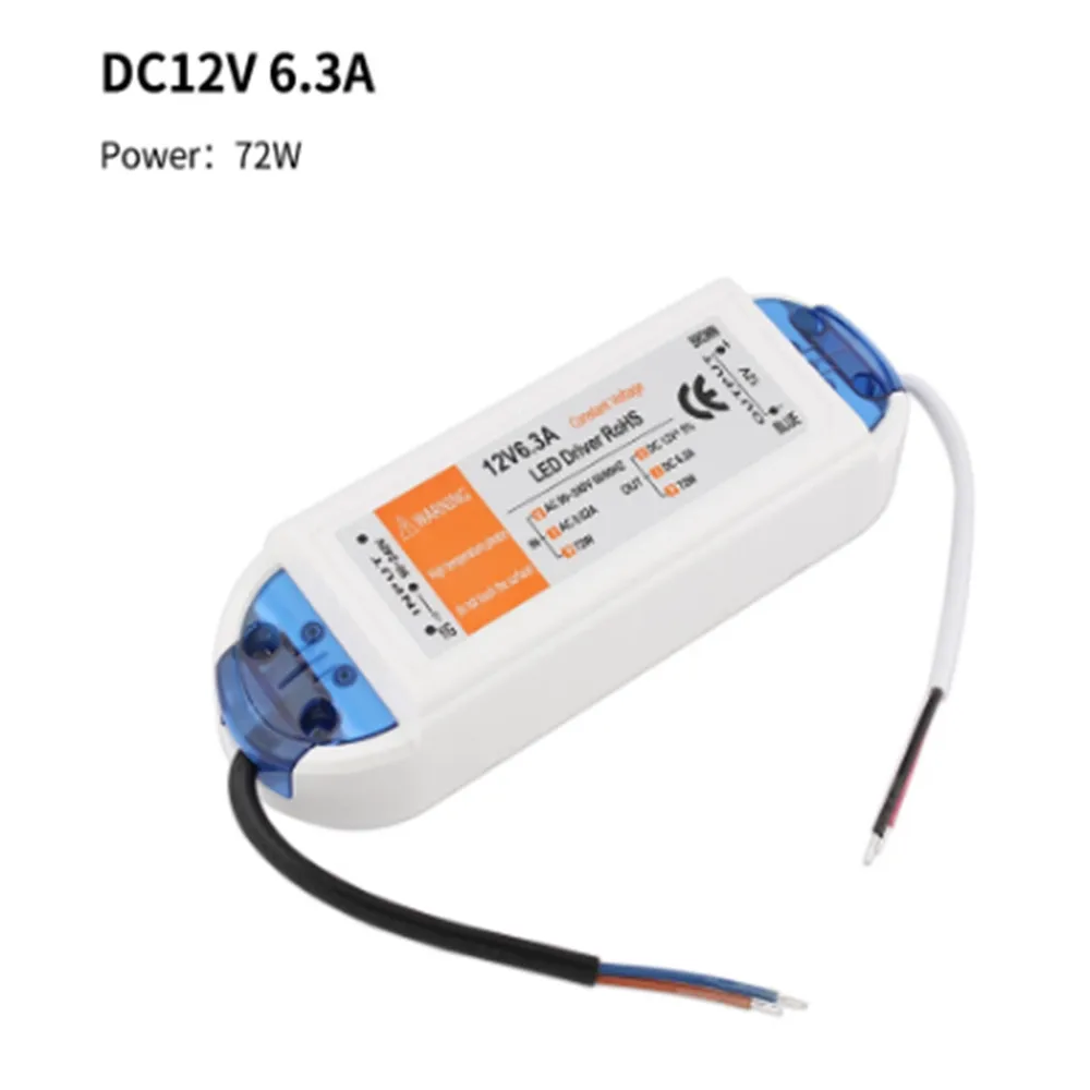 LED Transformer Driver Power Supply Adapter 12V 18W 28W 48W 72W 100W Lighting AC DC 220V TO | Лампы и освещение