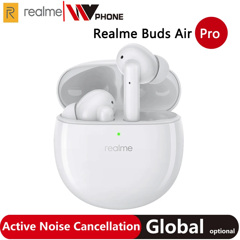 TWS наушники глобальная версия realme Buds Air Pro с активным шумоподавлением двойным