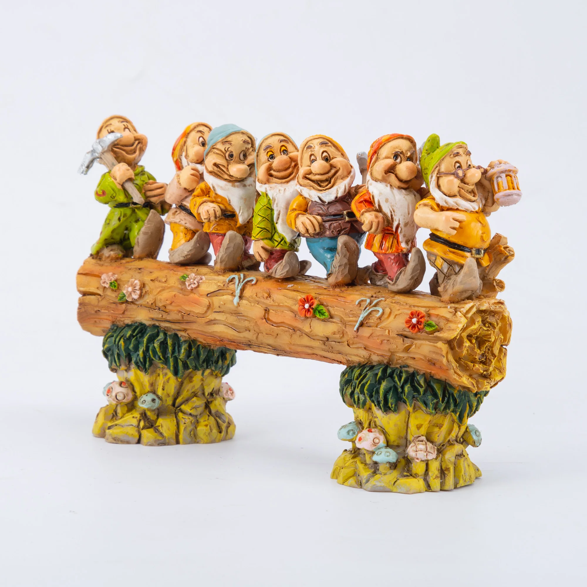 

1PC Handmade Seven Dwarf Trees Gnome Decorate Garden Mini Resin Crafts Figure Bonsai Outdoor Home Dropshipping