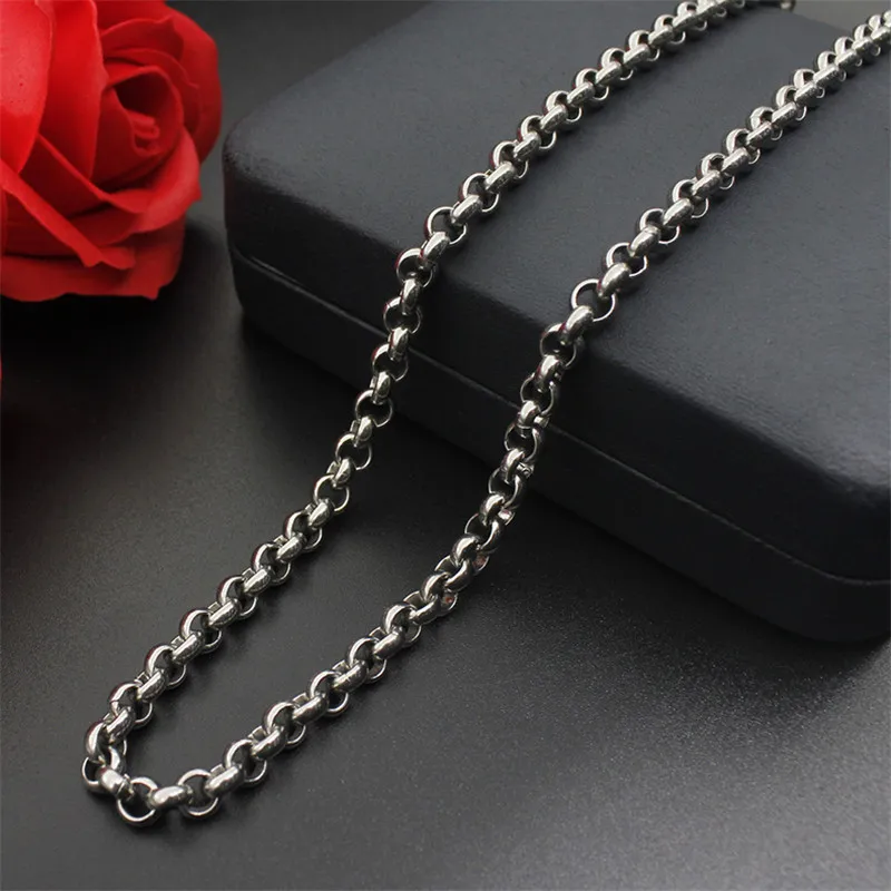 Мода из нержавеющей стали серебро 2 5 мм 3 4 цепочка с перекрестным плетением