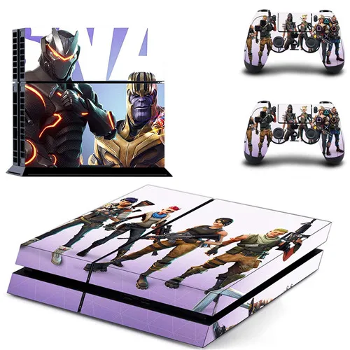 QPTM0393 PS4 игровая консоль и джойстик игровой стикер полное покрытие лицевые панели наклейка для playstation 4 Dualshock 4 наклейка для PS4 виниловая наклейка - Цвет: QPTM0393