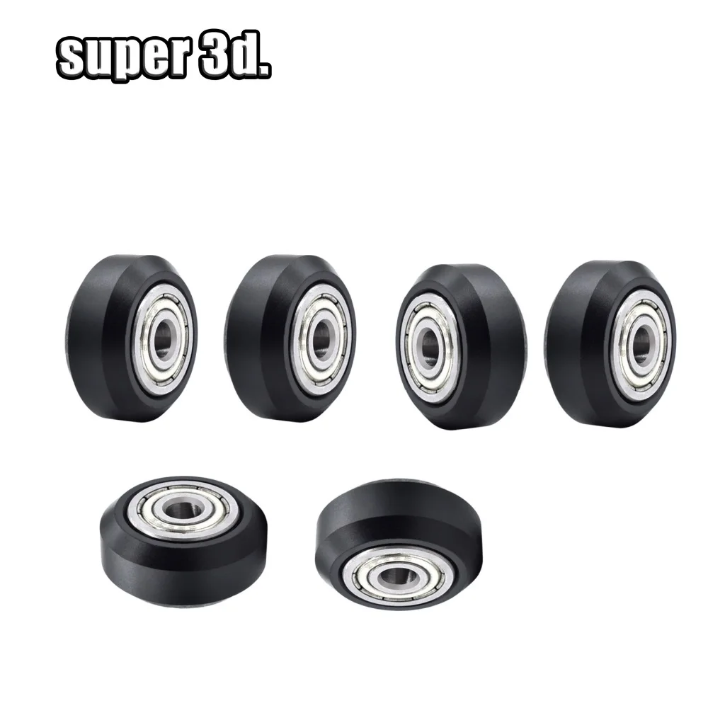 10 шт Openbuilds пластиковые колеса POM с 625zz подшипниками пассивные круглые шкив