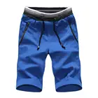 Шорты мужские пляжные на шнуровке, модные повседневные короткие штаны, классическая одежда, цветные блочные, на лето