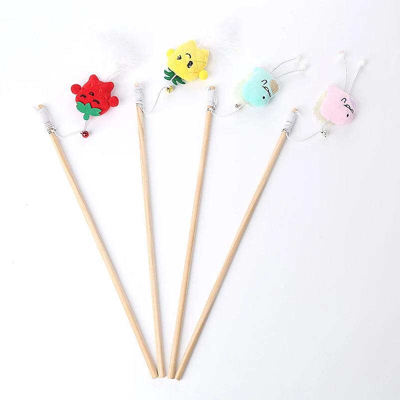 1 шт. деревянная палочка для кошек ананас динозавр и перо | Дом сад