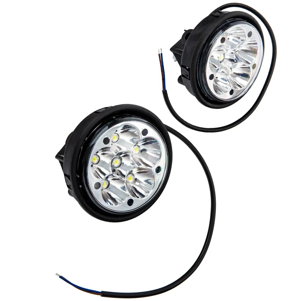 

1 Pair Sealed Led Fog Lights L& R For Freightliner Columbia 2005-2010 Super Bright