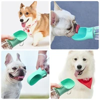 portable dog water bottle water bowl for pet products drinking bottle leakage proof drinker outdoor walk the dog water feeder
