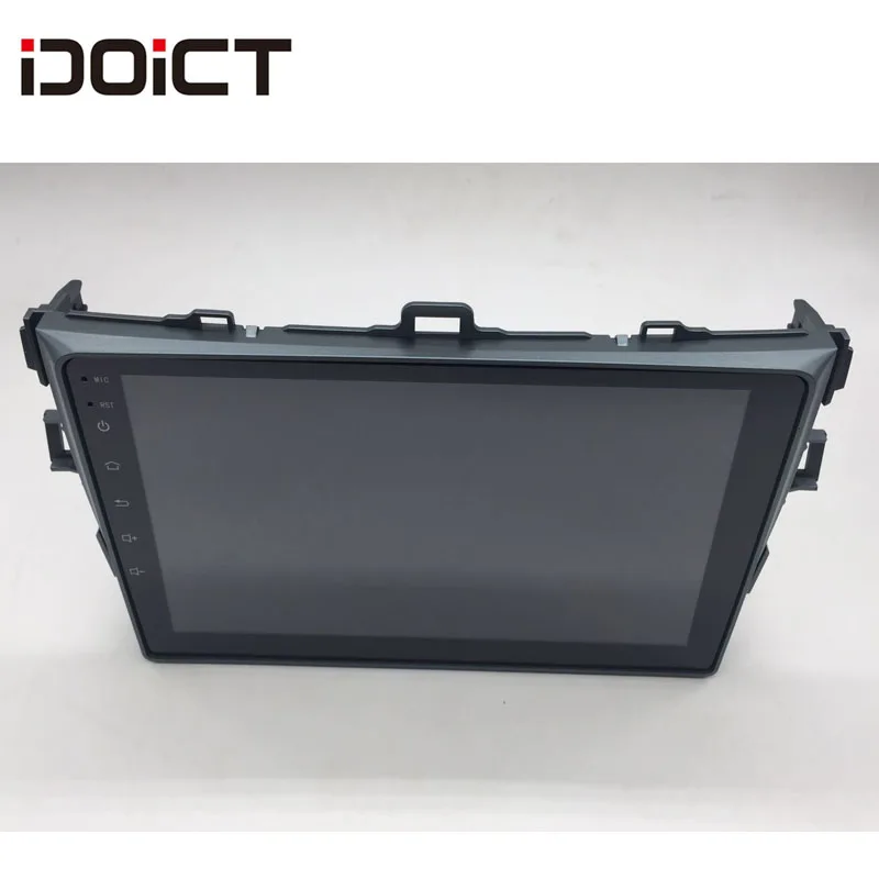 IDOICT Android 9 1 автомобильный DVD плеер GPS навигация Мультимедиа для Toyota Corolla радио 2008-2013