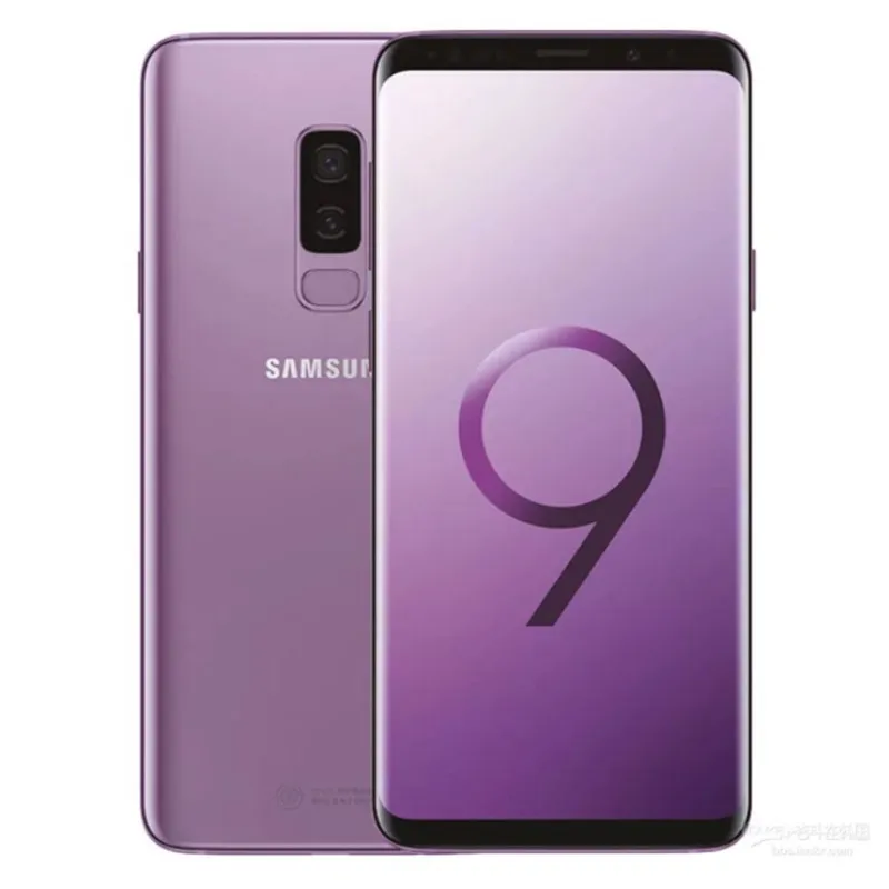 Фиолетовый Unlocked Samsung Galaxy S9 Plus G965FD Dual Sim Wireless Charger Octa Core 6.2" 64GB NFC Fingerprint Phone - Цвет: Фиолетовый