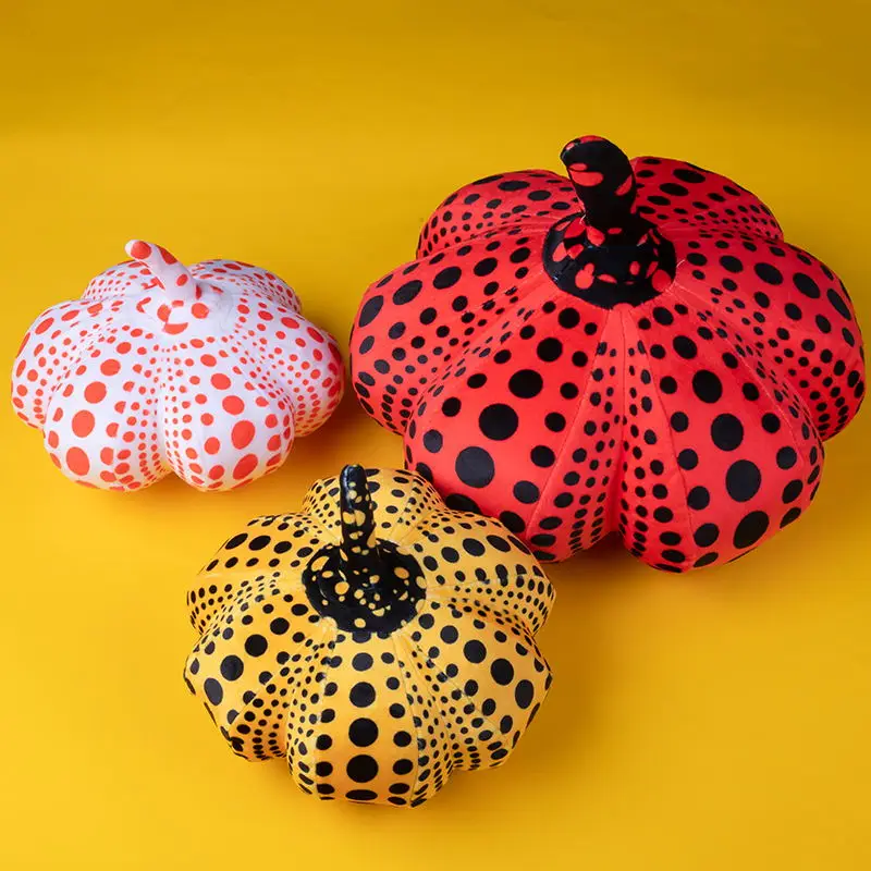 Хэллоуин Murakami Подушка с изображением тыквы Yayoi Kusama тот же искусственная кукла