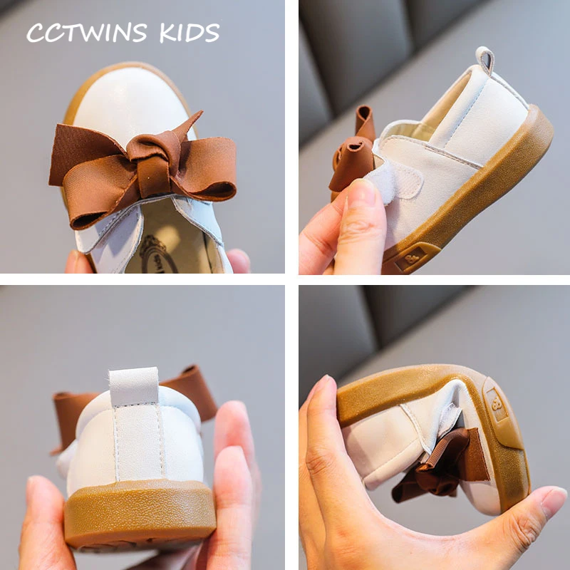 

CCTWINS Kids Shoes 2020 Baby Girls Genuine Leather Flat Toddlers Brand Mary Jane Children Fashion Butterfly Shoes GM2712