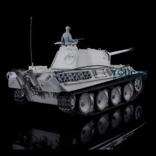 Heng Long 1/16 Snow 6 0 пластиковая немецкая пантера G RTR RC Танк 3879 стальная коробка передач