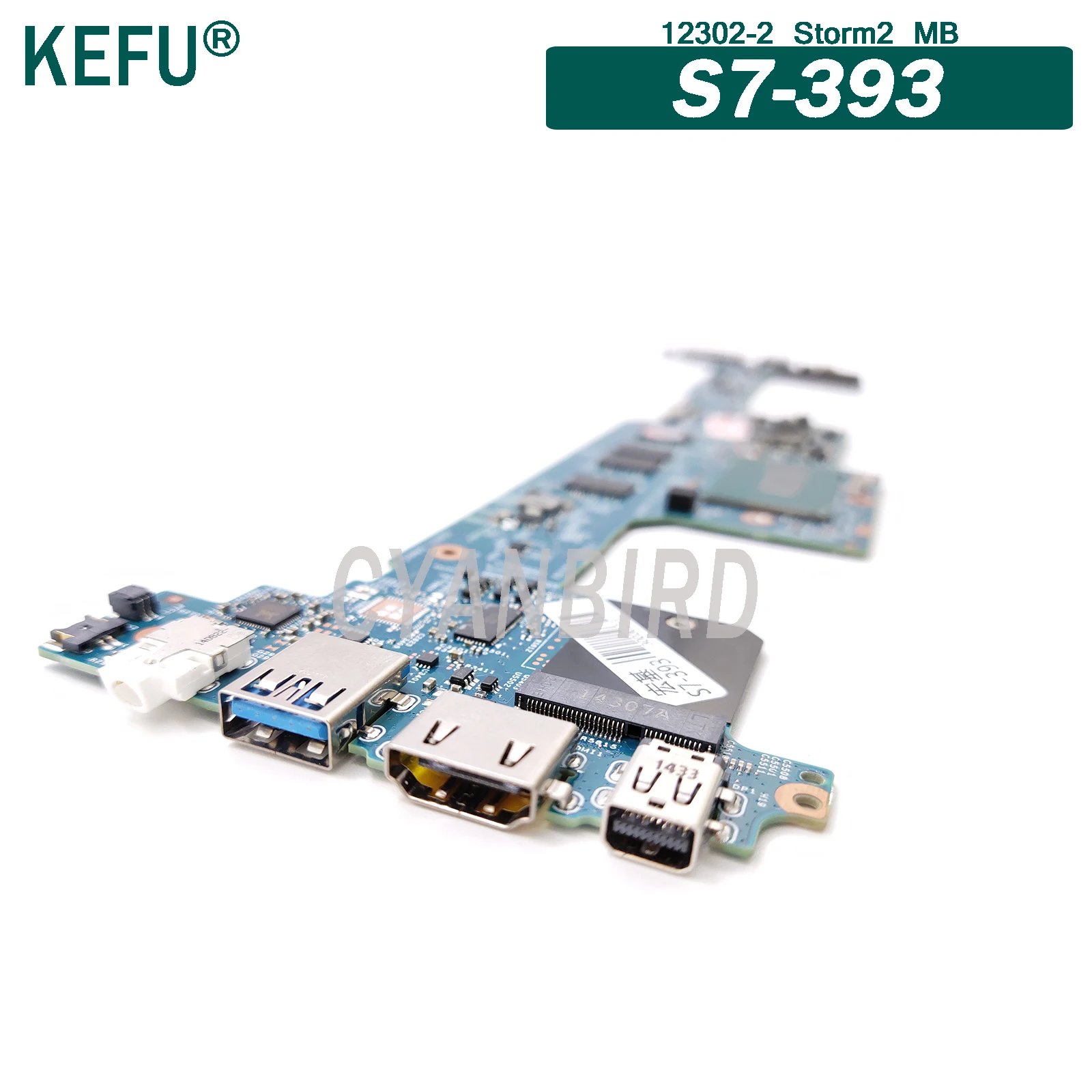 

KEFU 12302-2 Storm2 MB original mainboard for Acer S7-393 with DDR3L 8GB-RAM I7-5500U Laptop motherboard