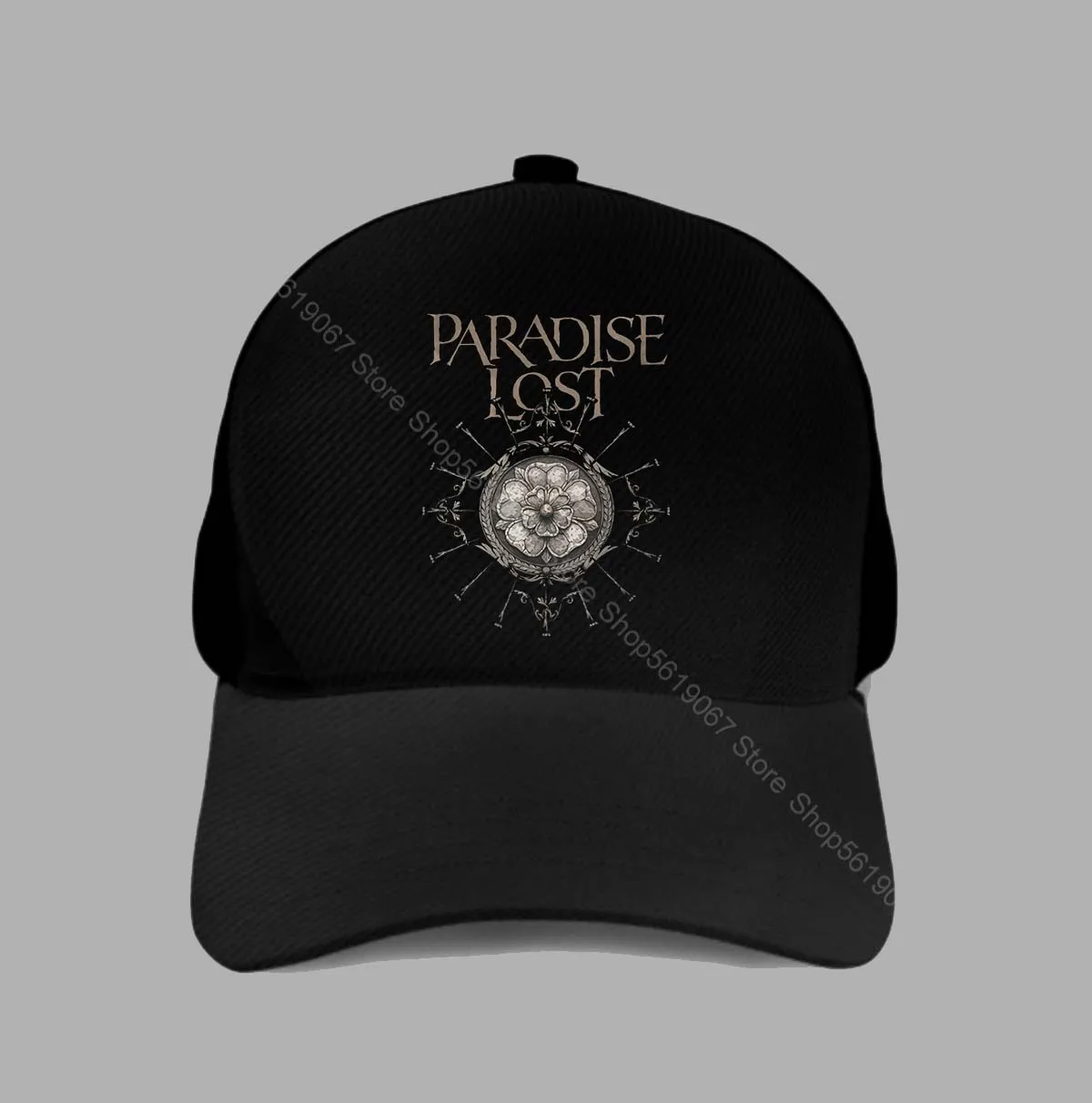 

Шапка Paradise Lost в стиле хип-хоп из обсидиана с розами, зимняя шапка с индивидуальным логотипом, Мужская комедийная бейсбольная кепка, мужская ...