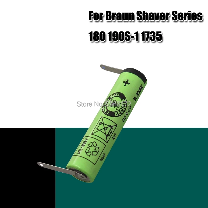 Аккумуляторная батарея 180 в Ni MH для Braun 1735 190S 1 5753 Cruzer Z3 Z4 Z5 Z6 2 + никелевая деталь