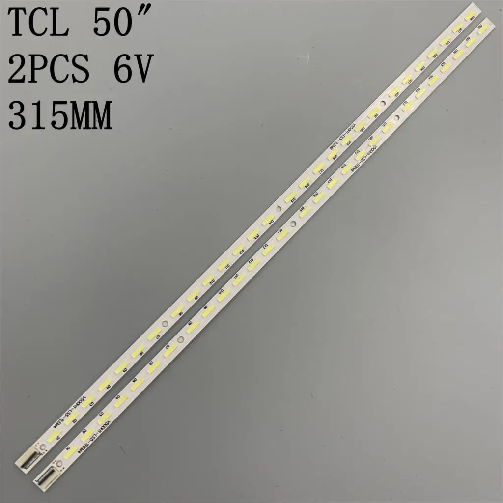 Фото 2 шт./лот Светодиодная лента для подсветки TCL 50 дюймов Освещение 2 шт./лот Светодиодная лента для подсветки TCL 50 дюймов Освещение