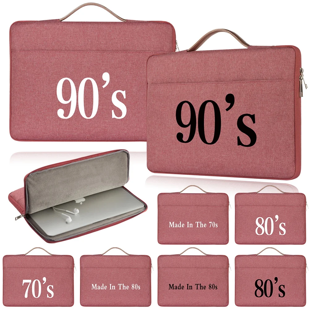 

New Laptop Bag Years Pattern Notebook Bag Travel Bag Handbag Universal Briefcase Bag Computer Fabric Sleeve Accessories