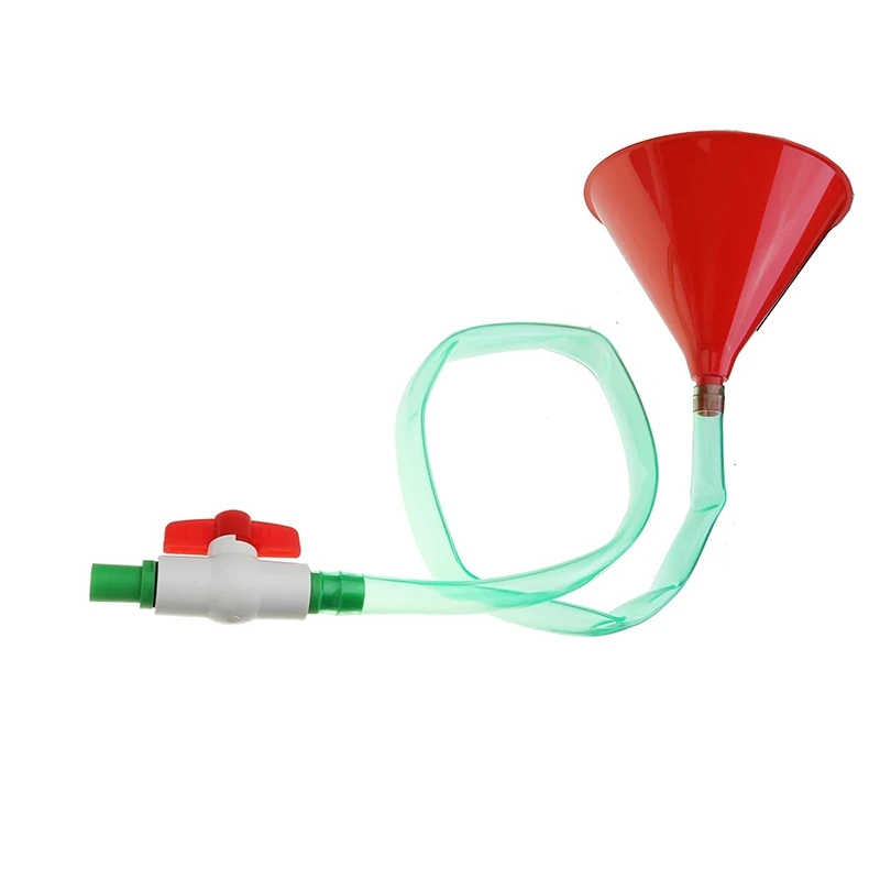 

Plastic Filling Funnel Beer Funnel Wine Liquid Pipe Tube Plastic Valve Hose for Birthday Beer Festivals Drinking Party