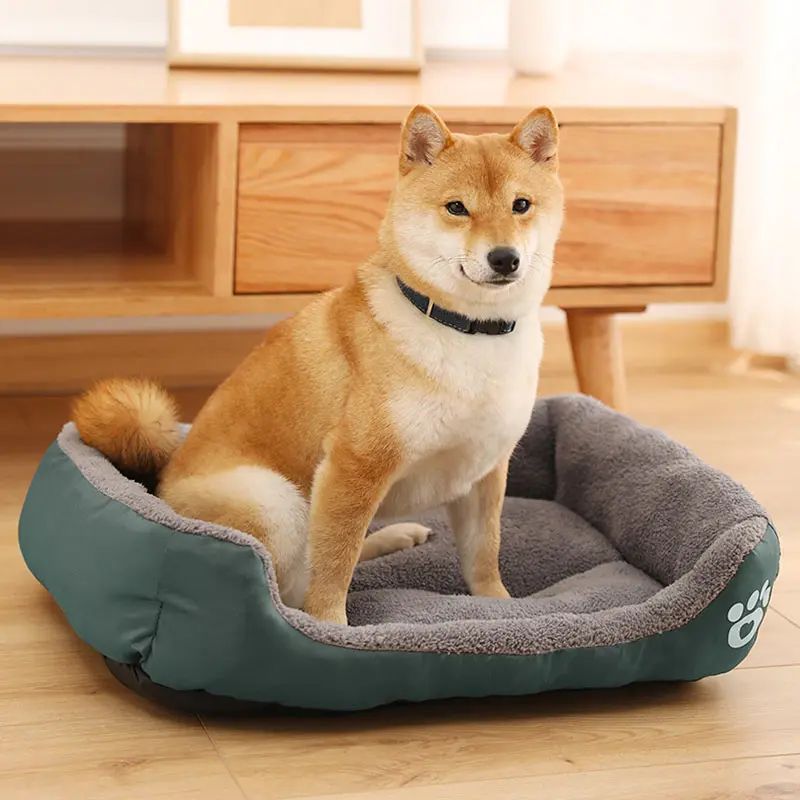 

Pet Bed Sofa Bed For Small Large Dog Soft Fleece Warm Bed XL-XXXL Cozy Dog House Nest Waterproof Dog Basket House Mat Kennel Bed