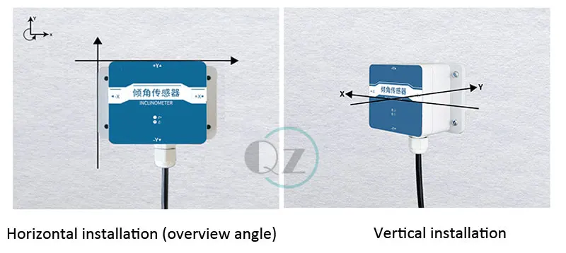 RS485 Бесконтактный промышленный датчик наклона цифровой кран трехосевой угла для