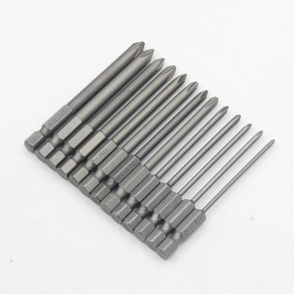 1 шт. 75 мм длинный шестигранный хвостовик Магнитный Phillips отвертка бит головка