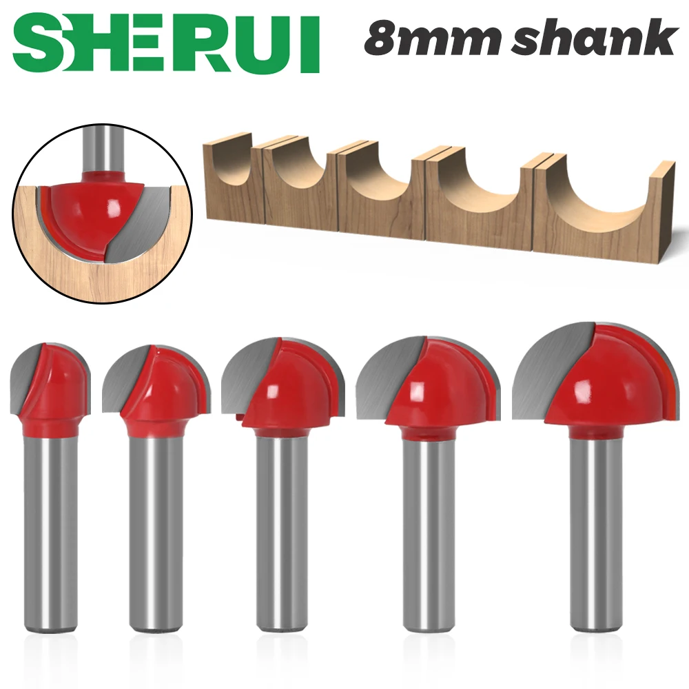 Фрезы с двойным хвостовиком 8 дюймов для древесины карбид вольфрама фрезы фреза