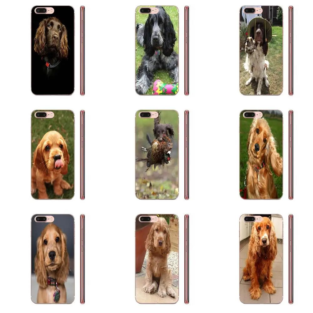 Cocker Spaniels собачьи щенки мягкий чехол для Xiaomi CC9E Mi3 Mi4 Mi4i Mi5 Mi 5S 6 6X 8 9 SE Play Plus Pro Lite A1 Mix 2
