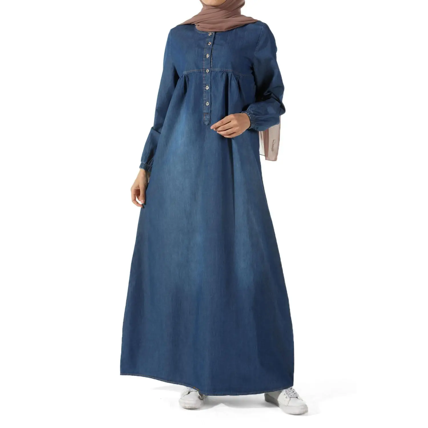 Джинсовое платье|Мусульманская одежда| |