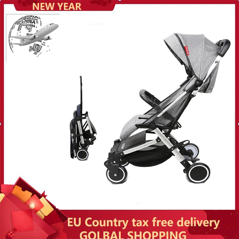 Легкая складная детская коляска дорожная система для новорожденных 2 в 1 может