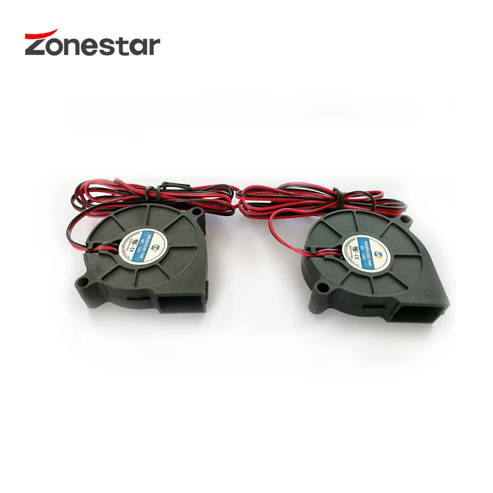 ZONESTAR 5015 вентилятор 50 мм x 15 Экструдер Охлаждающие вентиляторы DC 12 В/24 В 3D принтер DIY