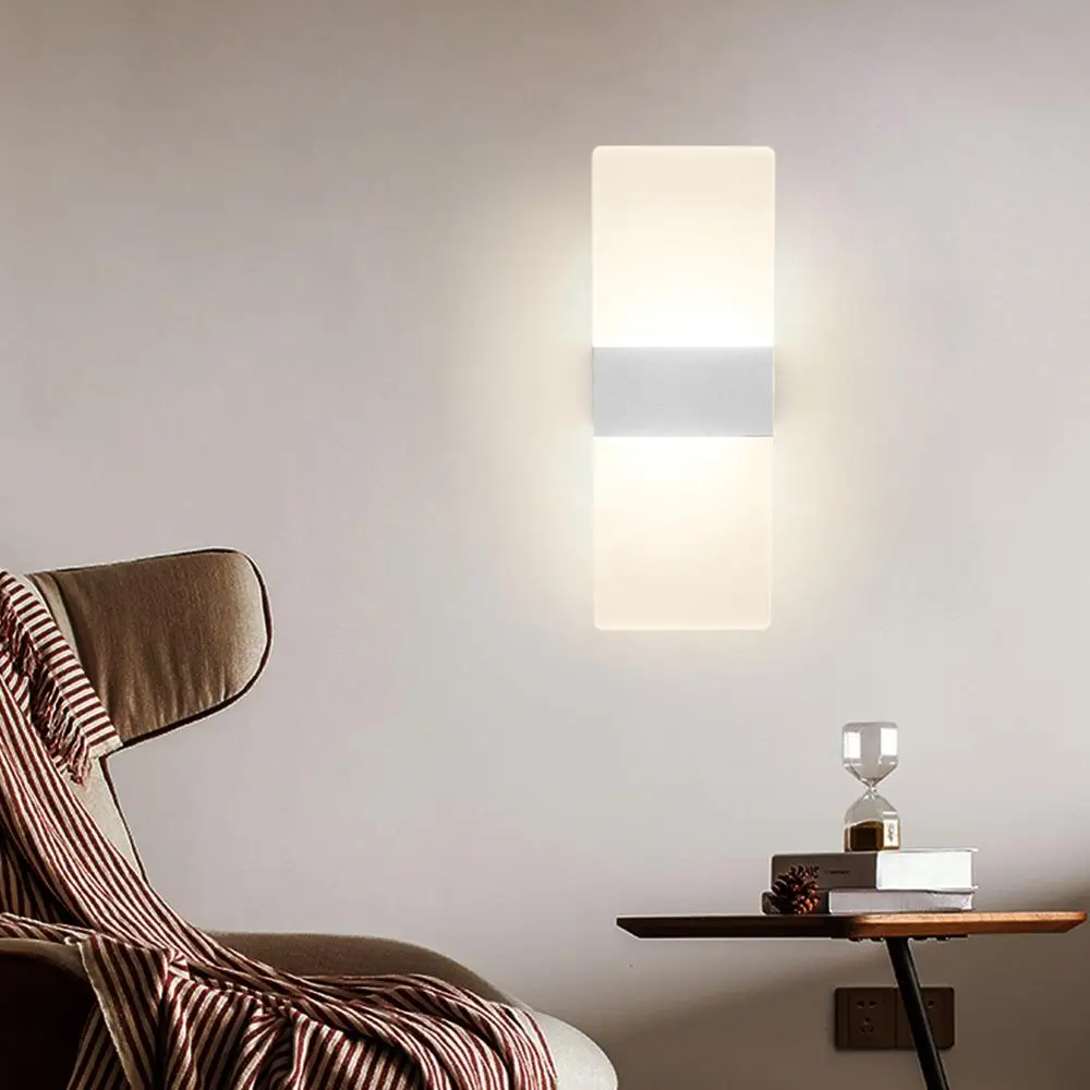 Светодиодный настенный минималистичный светильник 5 Вт 220 В переменного