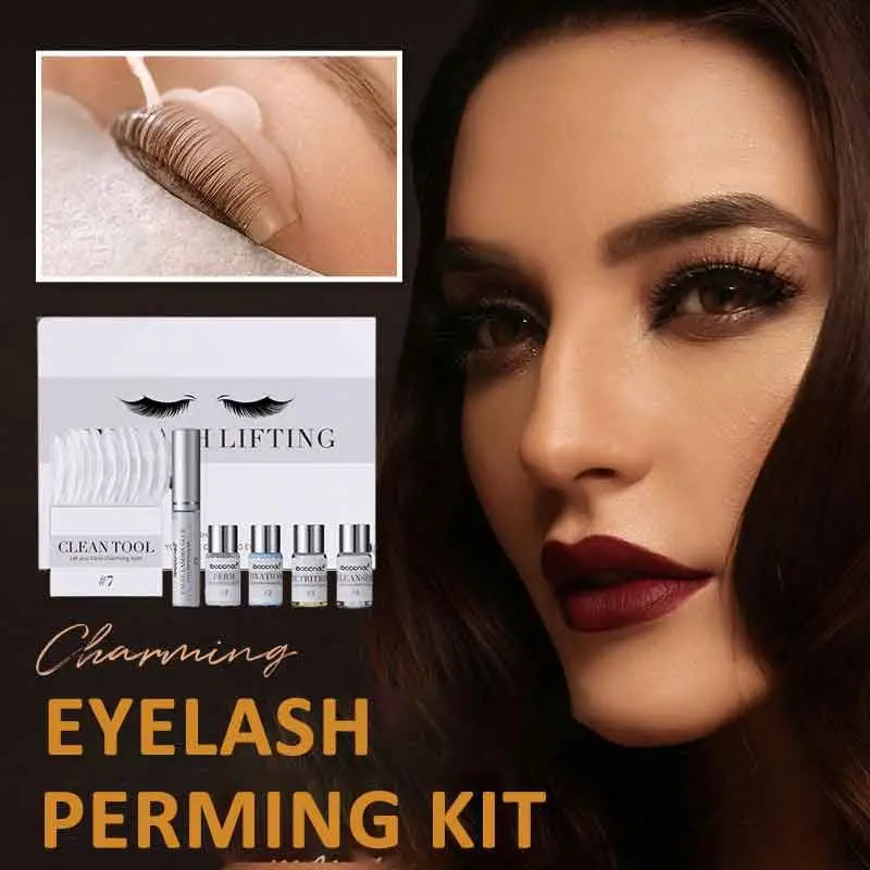

Charming Eyelash Lifting Maker Kit 2 IN 1 Eyelash Extension Eyebrow Enhance Styling For Semi-Permanent Curling Perming