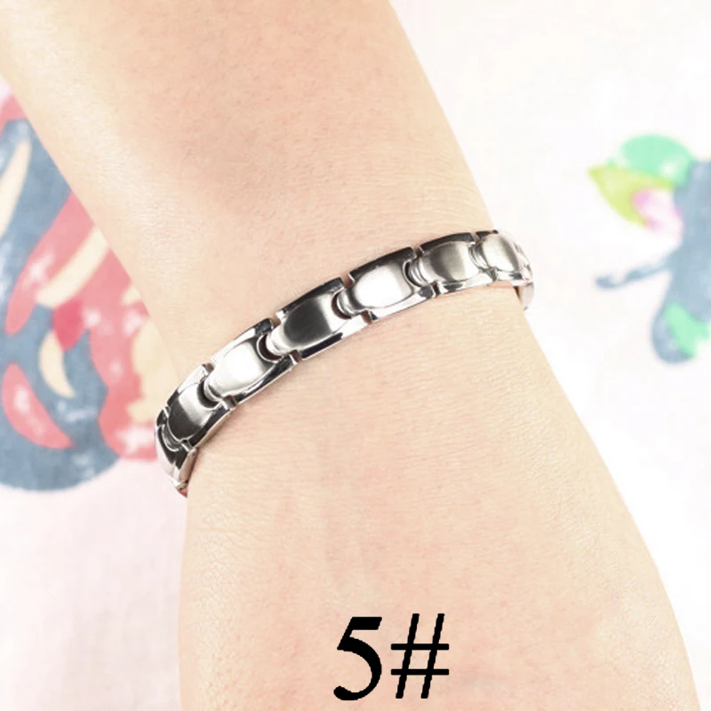 Модный браслет из нержавеющей стали 316L Bio Energy для здоровья магнитный ювелирный