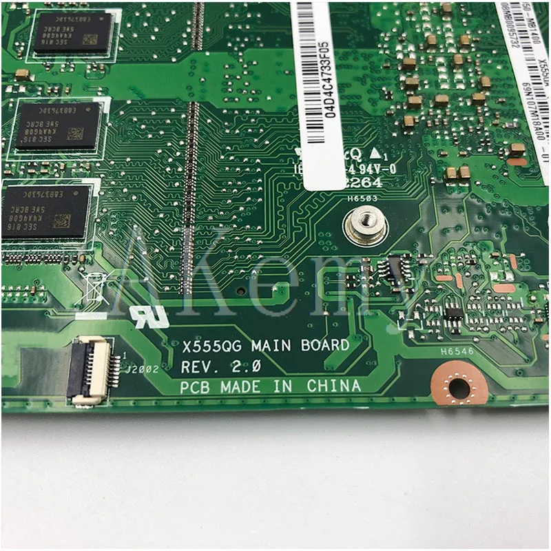 x555qg motherboard for asusx555qa x555ba x555q x555b laptop motherboard x555ba mainboard test ok a9 9420 8gb ram free global shipping