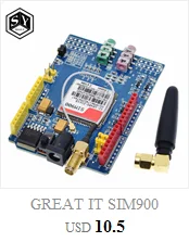 GREAT IT SIM900A SIM900 MINI V4.0 беспроводной модуль передачи данных GSM GPRS комплект с антенной C83