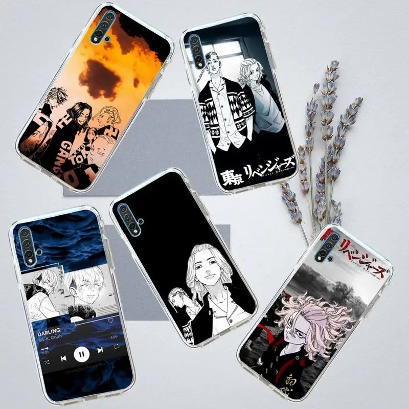 

Tokyo Revengers manjiro sano Phone Case Transparent for Huawei honor P mate 40 20 30 10 50 i 9 x mate pro lite 8a