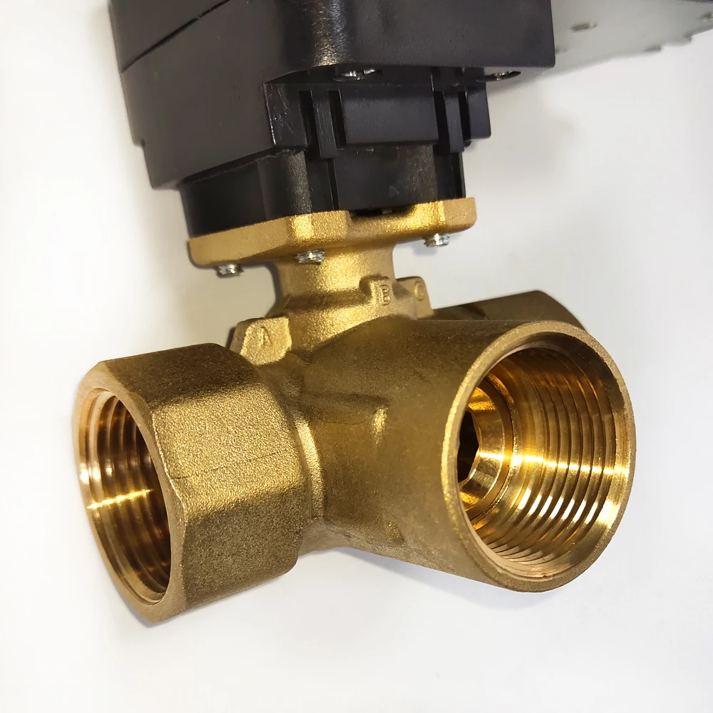 Трехходовой Т образный смешивающий клапан 1/2 дюйма пропорционный