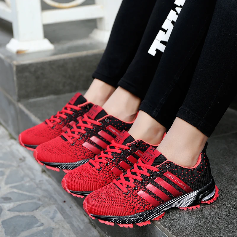 

Casual Men Running Shoes Breathable Outdoor Sports Shoes Light Casual Sneakers for Women Comfortable Athletic Training Footwear