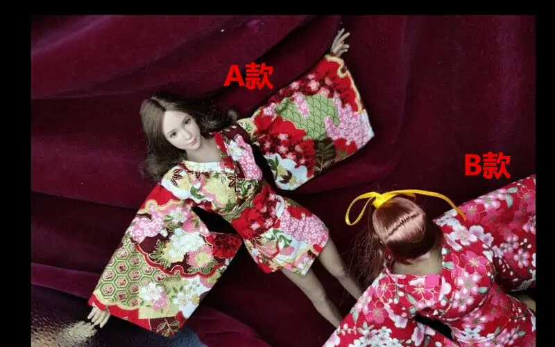 

1/6 Scale Female Soldier Accessories Simplified Kimono Model for 12" Action Figures Dolls