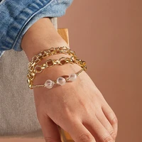fashion ornament hand decorative stylish female lobster claw clasps western style crystal ball beaded bracelet for women jewelry