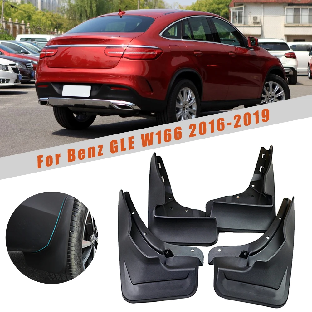 

The front and rear mudguards are suitable for Mercedes Benz gle W166 2016 2017 2019 mudguards
