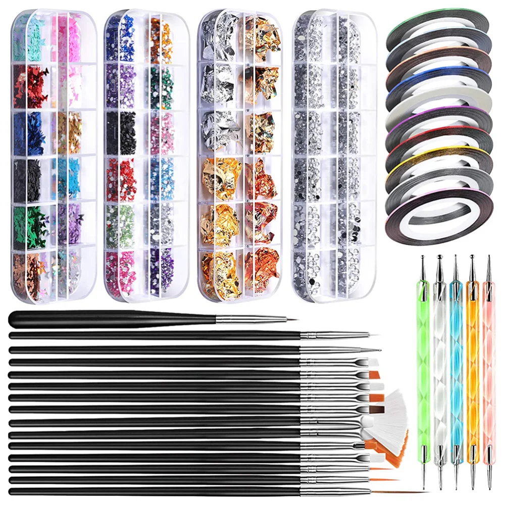 

1 Set Manicure Art Pen and Nail Decoration Kit Nail Art Supplies Set