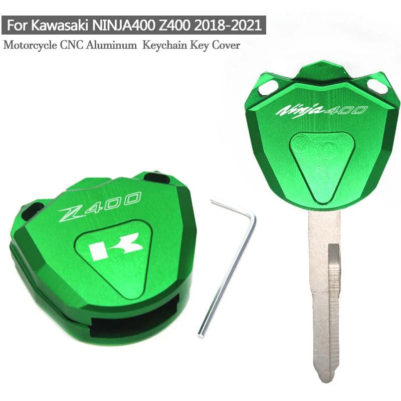 

Новинка 2021, чехол для ключа мотоцикла, чехол для KAWASAKI NINJA400 NINJA 400 Z400 Z 400 2018-2021CNC, чехол для ключа, крышка, чехол для ключей