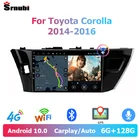 Srnubi Android 10 2 Din автомобильное радио для Toyota Corolla Ralink 2014-2016 Wifi мультимедийное видео RDS DSP плеер GPS навигация MP5 DVD