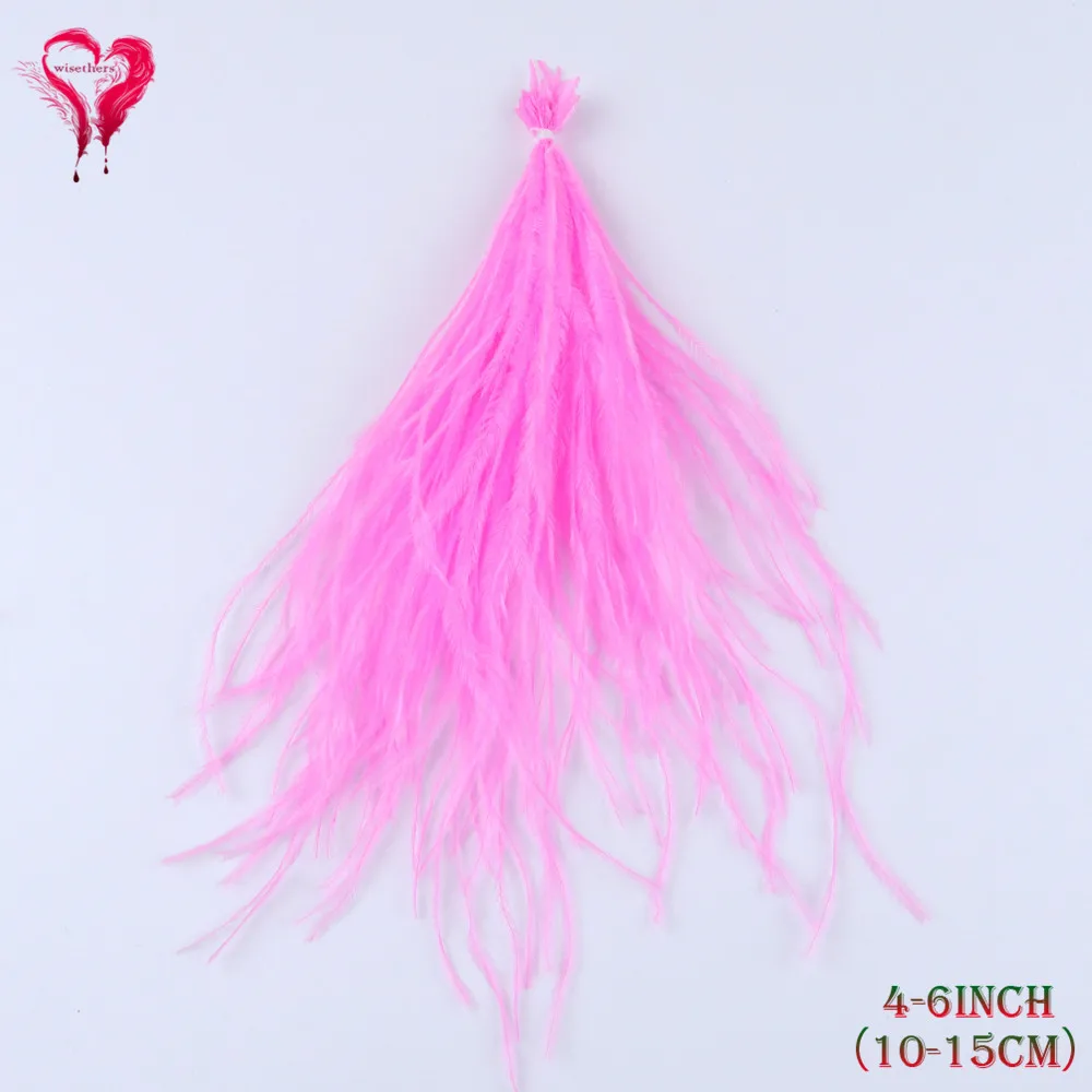 1 пачка крашения страусиных перьев кисточкой шелковое платье Одежда Аксессуары