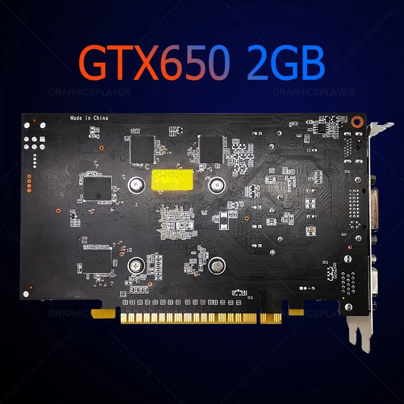Оригинальный чип Графическая карта VGA Видеокарта GTX PC GTX650 2 ГБ/2048 МБ бит для