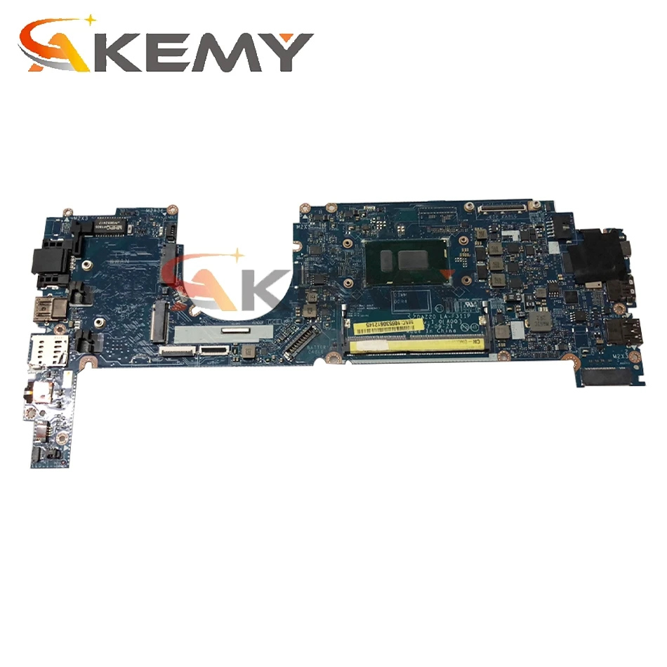 Для DELL Latitude 7290 7390 Материнская плата ноутбука CN-0T46Y8 0T46Y8 T46Y8 DAZ20 LA-F311P MB с I7-8650U DDR4 100%