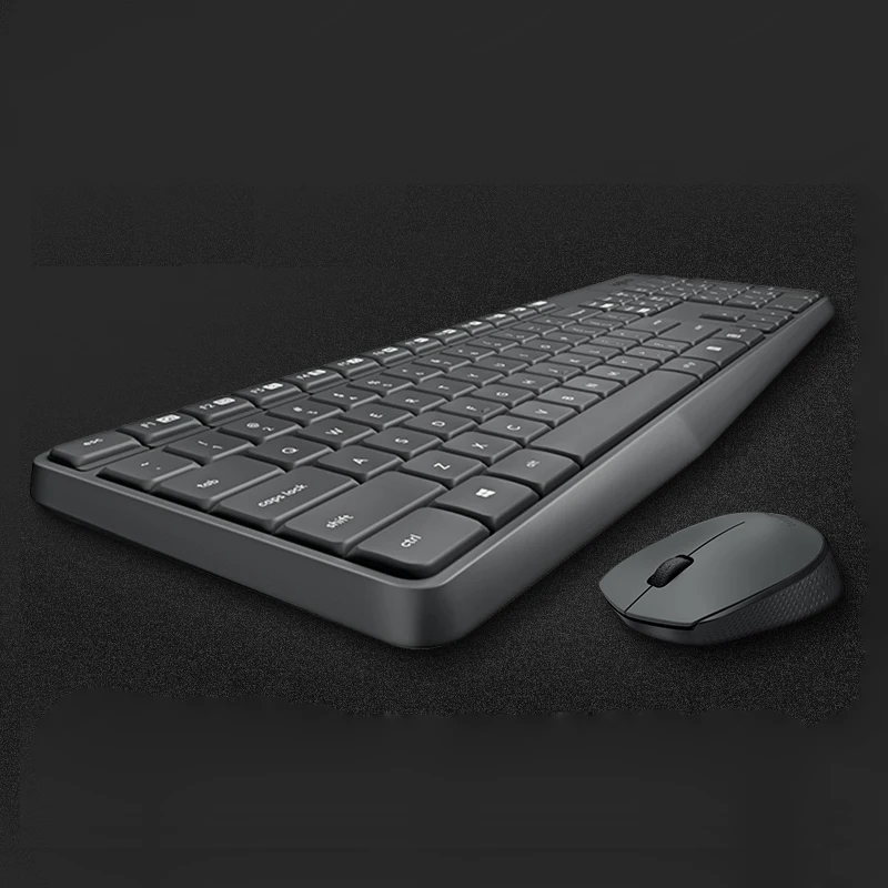 Беспроводная клавиатура Logitech MK235 комбинированная английская оптическая